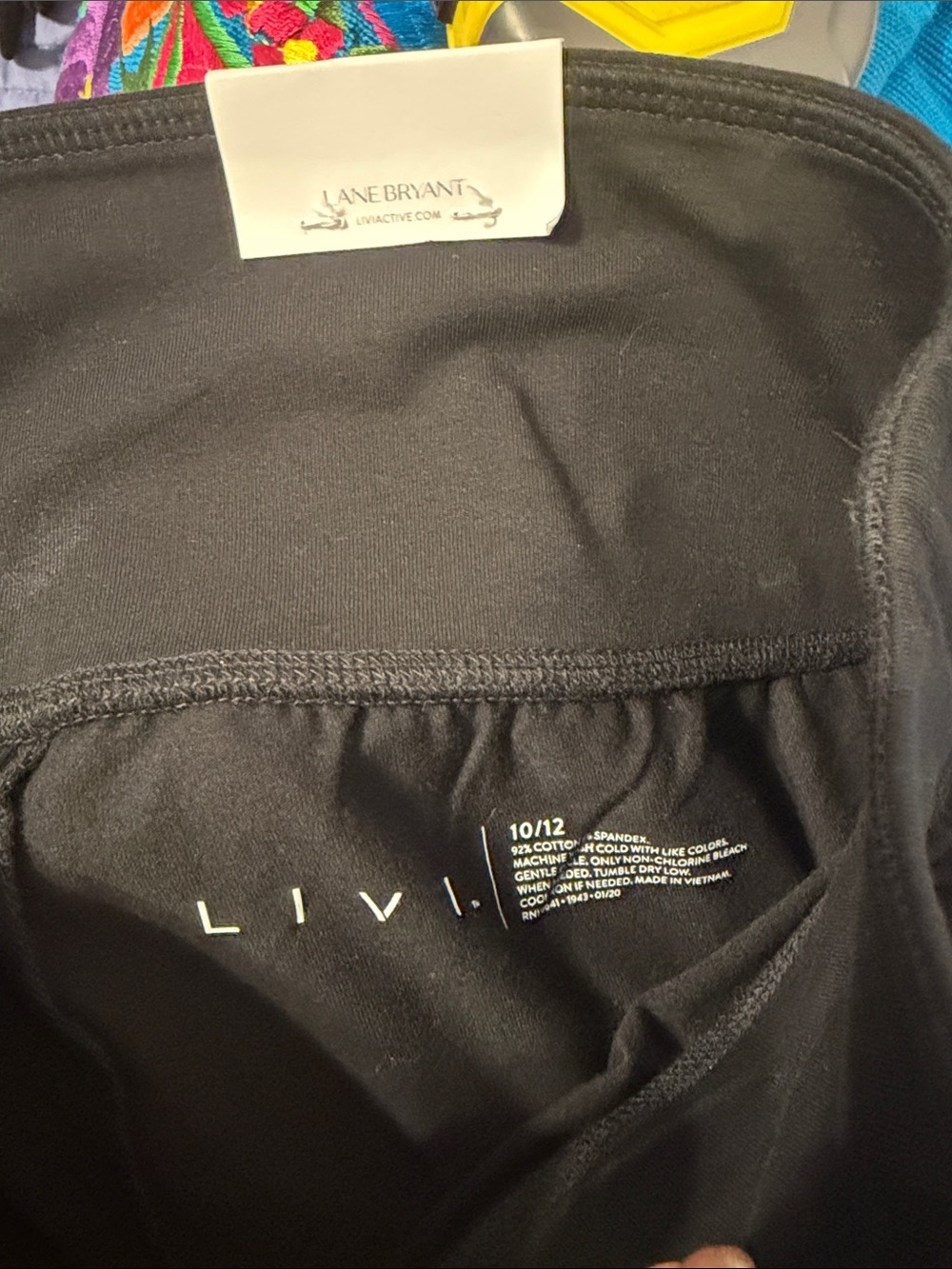 Lane bryant LIVI Black High-Waist Biker Shorts - Picture 5 of 5